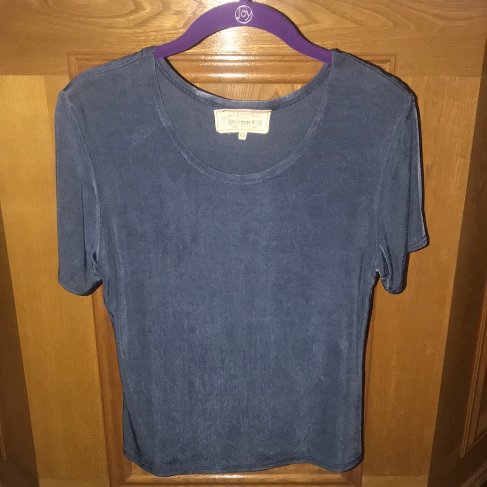Women’s Double D Ranch oversized Wear Short Sleeve T-Shirt - Shiny Dark Gray